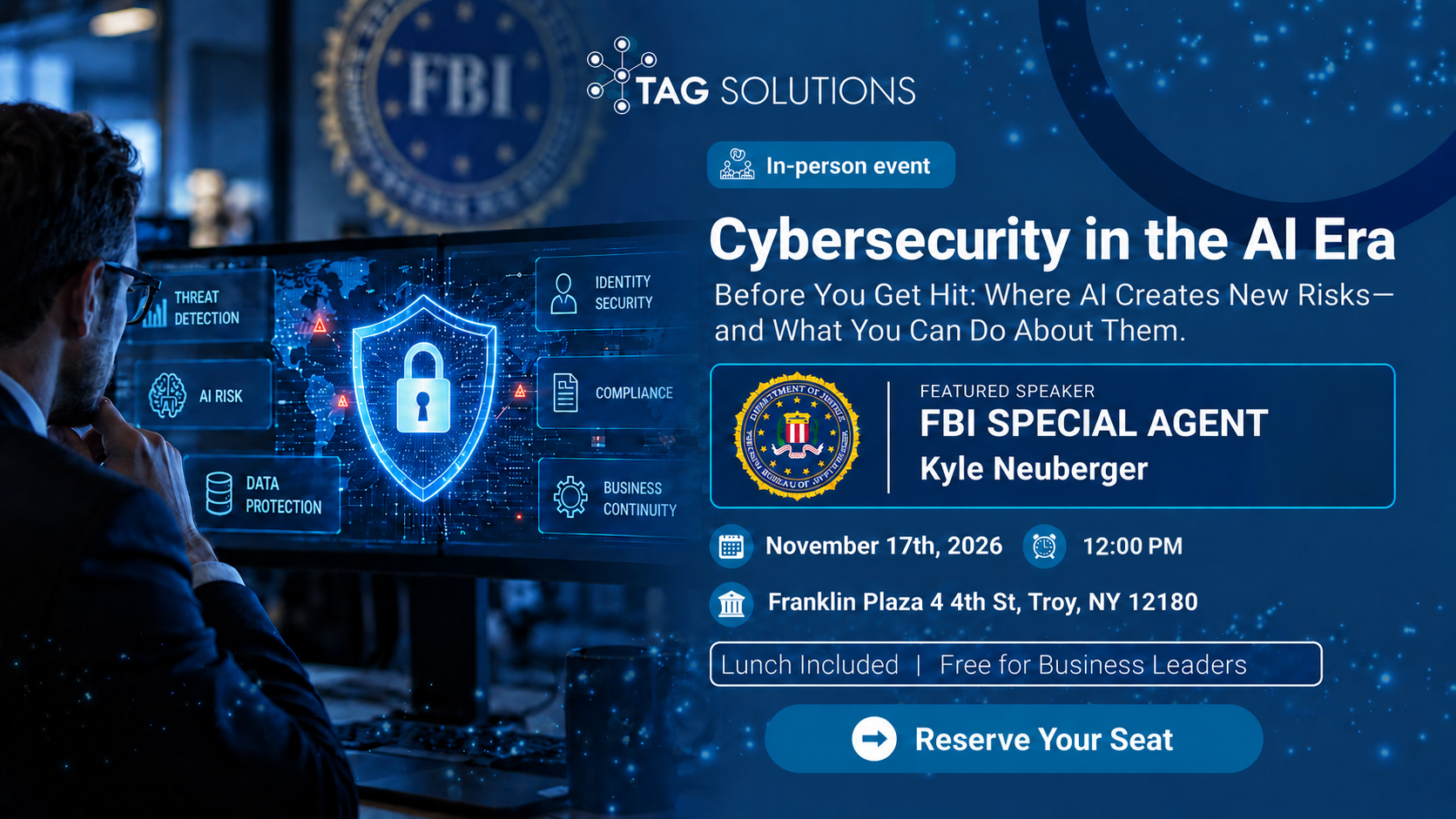 Cybersecurity Event - NY - FBI Special Agent and TAG Solutions-1